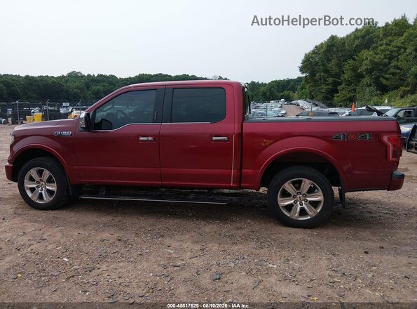 1FTEW1EF9GFD21677 2016 FORD F150 Red Սալոնի 360 աստիճան տեսք