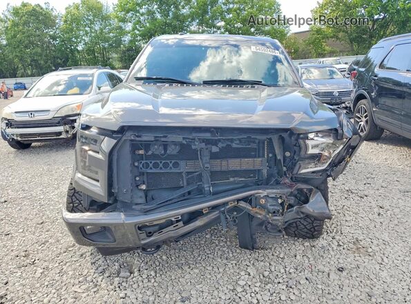 1FTEW1EF9HFC64446 2017 FORD F150 Серый Вид спереди