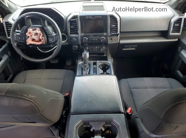 1FTEW1EF9HFC64446 2017 FORD F150 Серый Вид панели приборов