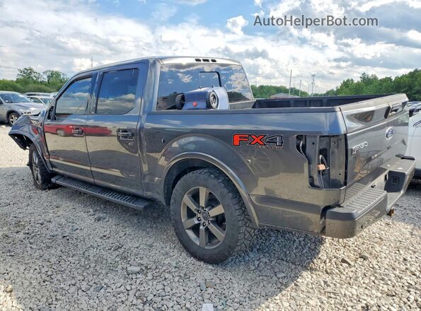 1FTEW1EF9HFC64446 2017 FORD F150 Серый Задняя левая четверть