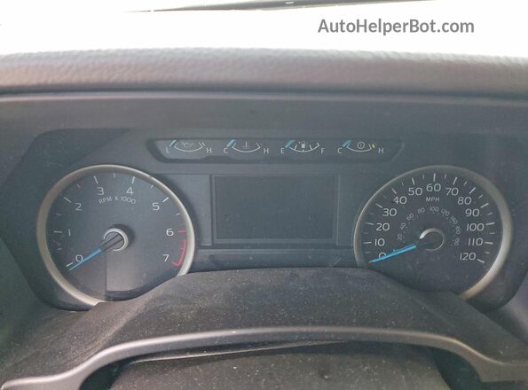 1FTEW1EF9HFC64446 2017 FORD F150 Серый Вид щитка приборов