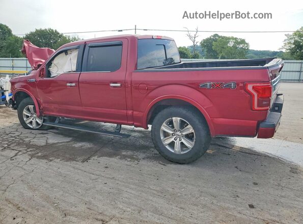 1FTEW1EFXGFB24341 2016 FORD F150 Red Հետևի ձախ