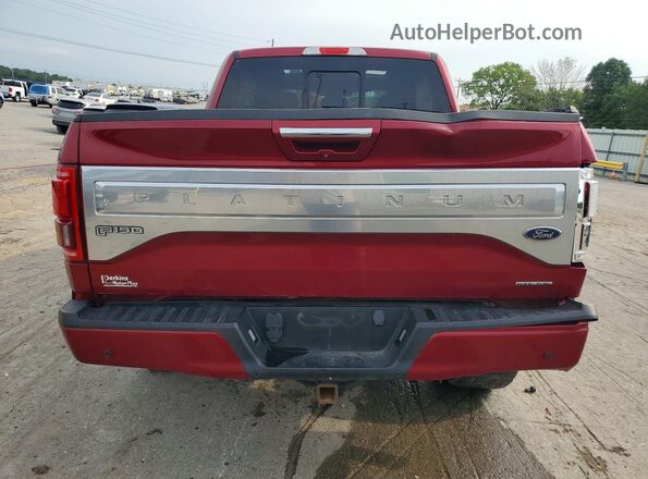 1FTEW1EFXGFB24341 2016 FORD F150 Red Հետևի տեսք