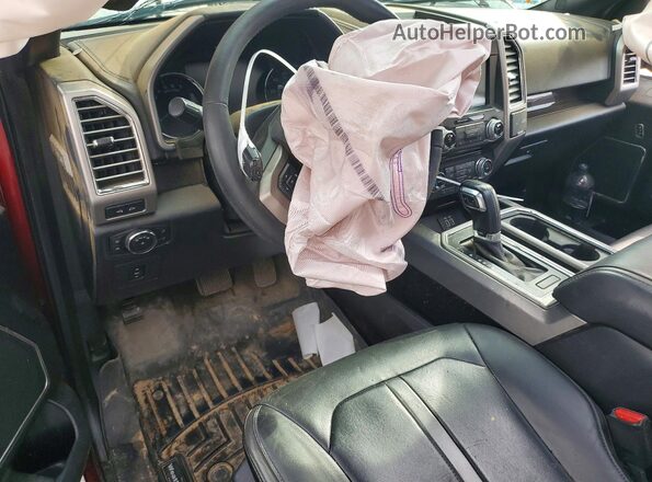 1FTEW1EFXGFB24341 2016 FORD F150 Red Առջևի վահանակի տեսք