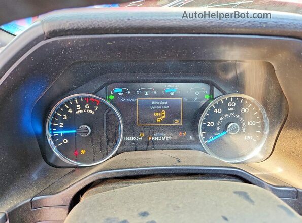 1FTEW1EFXGFB24341 2016 FORD F150 Red Սարքավորումների վահանակի տեսք