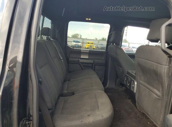 1FTEW1EFXGFD02863 2016 FORD F150 Black Rear seats view