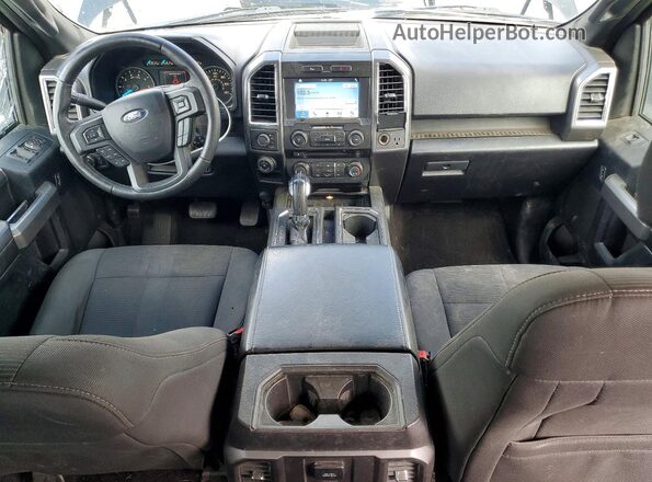 1FTEW1EFXGFD02863 2016 FORD F150 Black Dashboard view