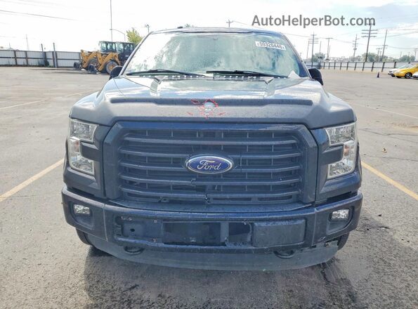 1FTEW1EFXGFD02863 2016 FORD F150 Black Front view
