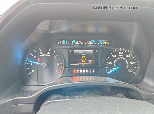 1FTEW1EFXHKE25023 2017 FORD F150 White Vista del cuadro de instrumentos