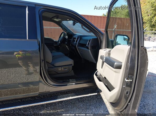 1FTEW1EG0GFA77104 2016 FORD F150 Серый Вид салона спереди