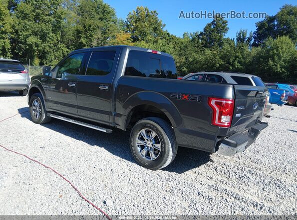 1FTEW1EG0GFA77104 2016 FORD F150 Серый Задняя левая четверть