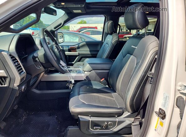 1FTEW1EG0GFB35969 2016 FORD F150 White Vista interior delantera