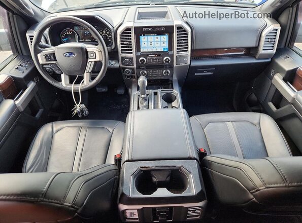 1FTEW1EG0GFB35969 2016 FORD F150 White Vista del salpicadero