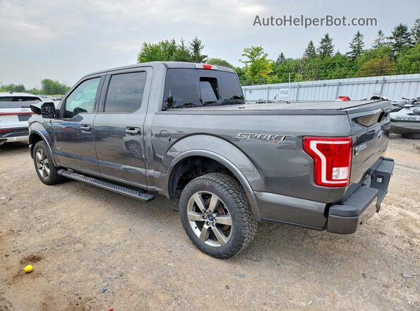 1FTEW1EG0GFC68568 2016 FORD F150 Gray Հետևի ձախ