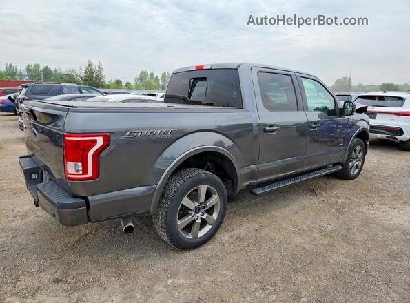 1FTEW1EG0GFC68568 2016 FORD F150 Gray Հետևի աջ