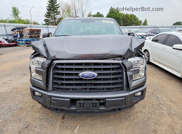 1FTEW1EG0GFC68568 2016 FORD F150 Gray Դիմացի տեսք