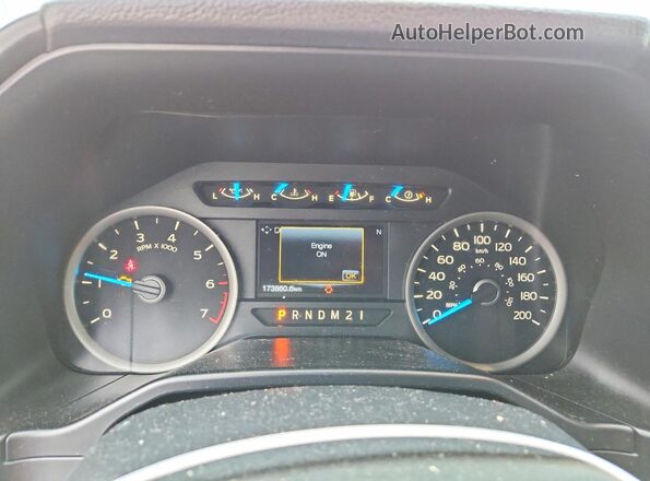1FTEW1EG0GFC68568 2016 FORD F150 Gray Սարքավորումների վահանակի տեսք