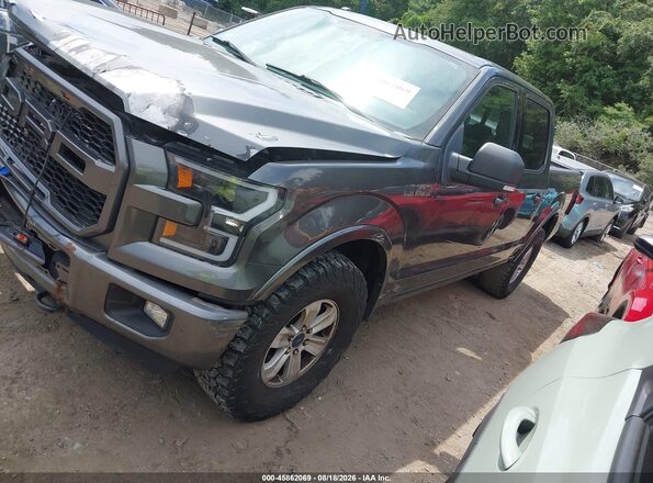 1FTEW1EG0GFD60974 2016 FORD F150 Gray წინა მარცხენა ხედი სამი მეოთხედიდან