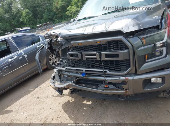 1FTEW1EG0GFD60974 2016 FORD F150 Gray ხელსაწყოთა პანელის ხედი