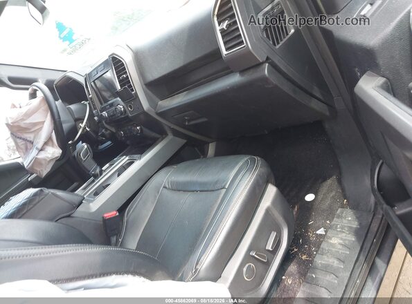 1FTEW1EG0GFD60974 2016 FORD F150 Gray წინა სალონის ხედი