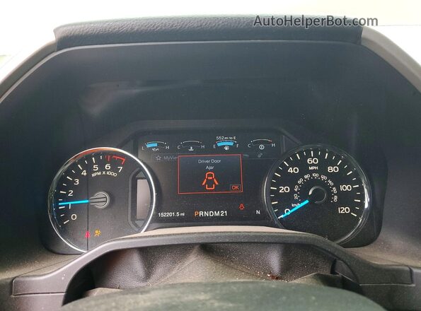 1FTEW1EG0GKF83913 2016 FORD F150 Red Вид щитка приладів