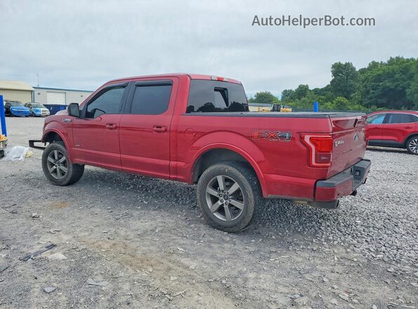 1FTEW1EG0GKF83913 2016 FORD F150 Red Задня ліва чверть