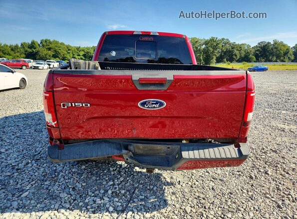 1FTEW1EG0GKF94281 2016 FORD F150 Red უკანა ხედი