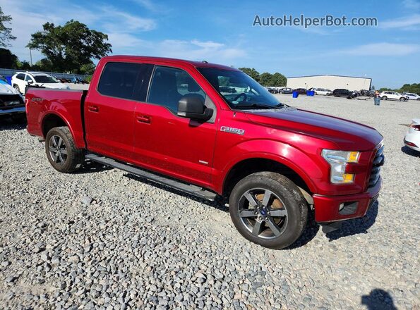 1FTEW1EG0GKF94281 2016 FORD F150 Red წინა მარჯვენა