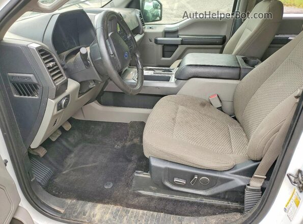 1FTEW1EG0HFC87316 2017 FORD F150 White Front interior view