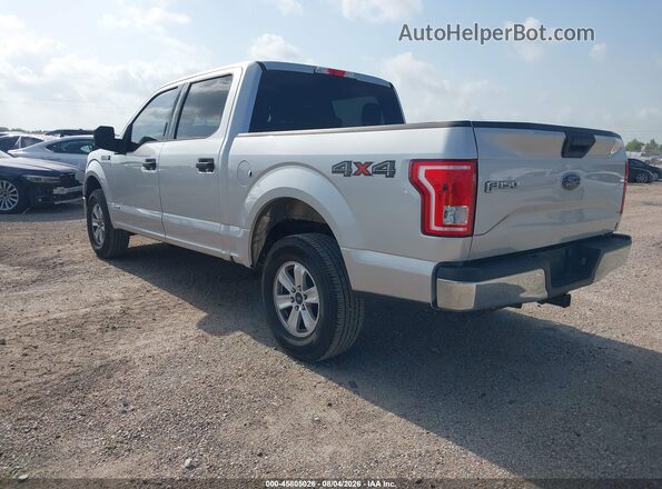 1FTEW1EG0HKC26622 2017 FORD F150 Серебряный Задняя левая четверть