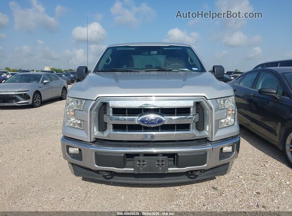 1FTEW1EG0HKC26622 2017 FORD F150 Серебряный Вид спереди