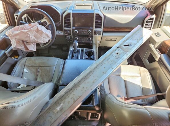 1FTEW1EG0JFA68460 2018 FORD F150 Синий Вид панели приборов