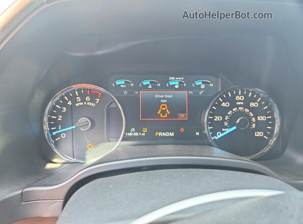 1FTEW1EG0JFB62094 2018 FORD F150 White Սարքավորումների վահանակի տեսք