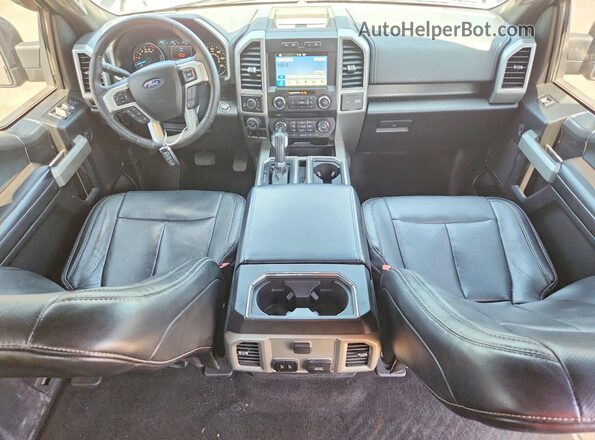 1FTEW1EG0JFB62094 2018 FORD F150 White Առջևի վահանակի տեսք