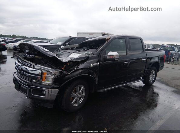 1FTEW1EG0JFD18845 2018 FORD F150 Black Przód lewy