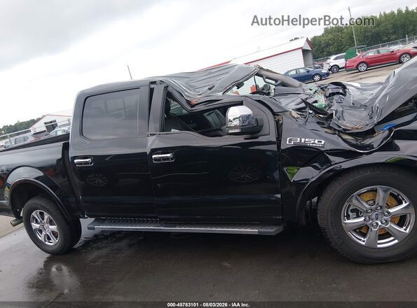 1FTEW1EG0JFD18845 2018 FORD F150 Black Widok wnętrza z tyłu