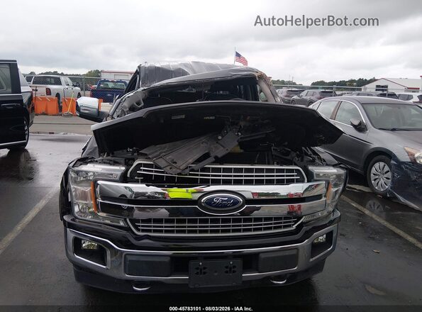 1FTEW1EG0JFD18845 2018 FORD F150 Black Widok zestawu wskaźników