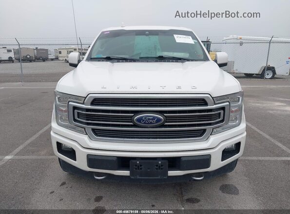 1FTEW1EG0KFA14819 2019 FORD F150 White Widok wnętrza z tyłu
