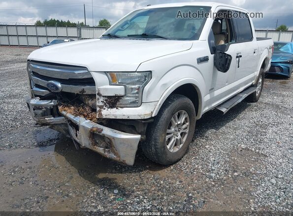 1FTEW1EG1GFA72901 2016 FORD F150 White Widok z przodu
