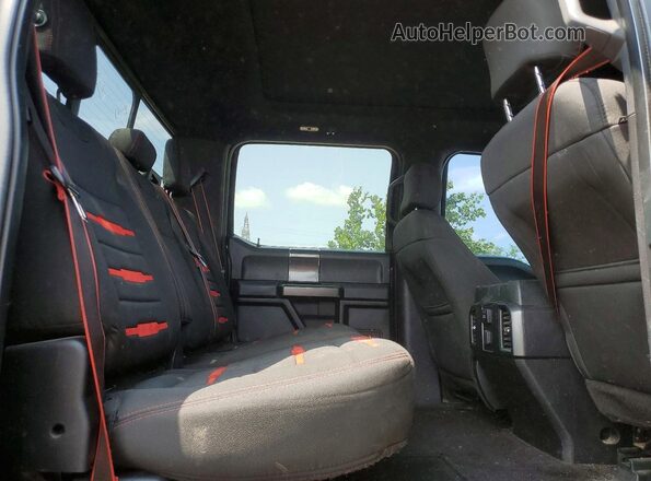 1FTEW1EG1GFB47967 2016 FORD F150 Charcoal Widok tylnych siedzeń