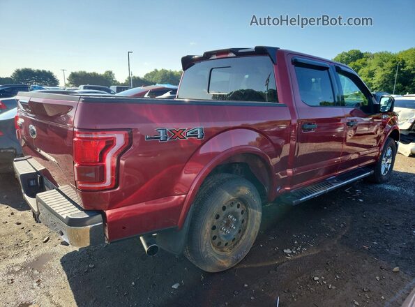 1FTEW1EG1GFB60198 2016 FORD F150 Red უკანა მარჯვენა