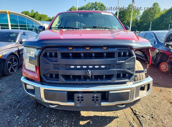 1FTEW1EG1GFB60198 2016 FORD F150 Red წინა ხედი