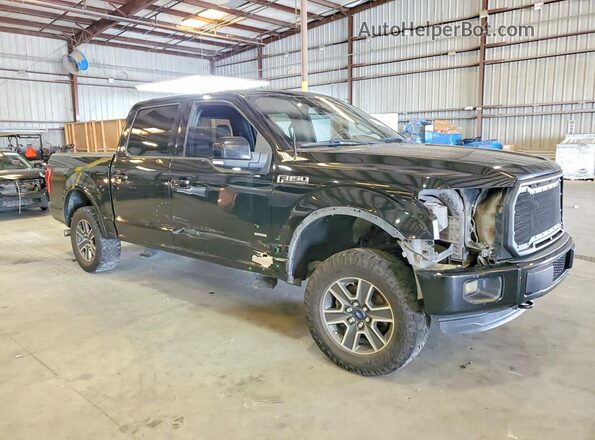1FTEW1EG1GFC37409 2016 FORD F150 Black Front right