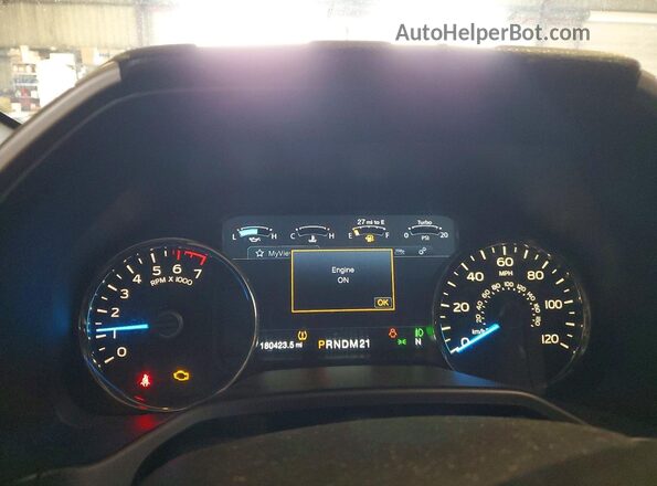 1FTEW1EG1GFC37409 2016 FORD F150 Black Instrument cluster view