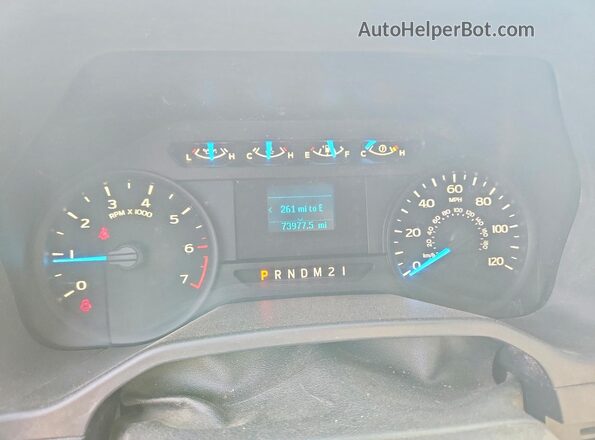 1FTEW1EG1GKD24976 2016 FORD F150 White Widok zestawu wskaźników