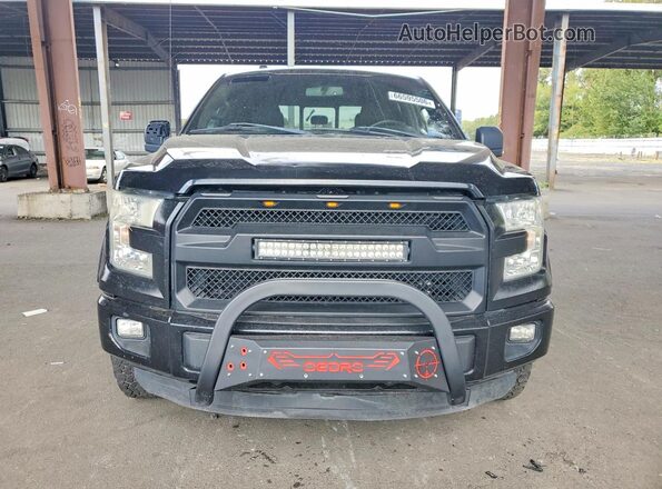 1FTEW1EG1GKF35966 2016 FORD F150 Black Առջևի վահանակի տեսք