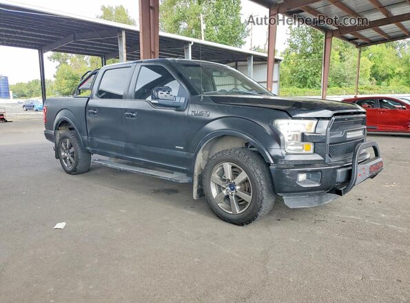 1FTEW1EG1GKF35966 2016 FORD F150 Black Հետևի տեսք