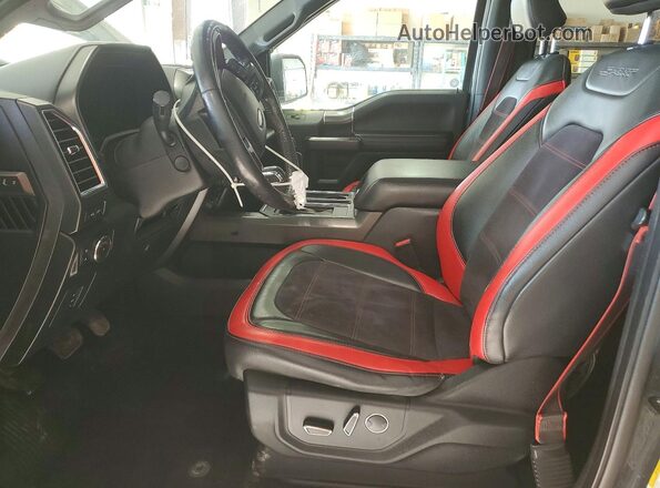 1FTEW1EG1HFA36725 2017 FORD F150 Gray Front interior view