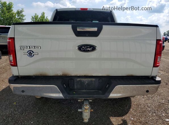1FTEW1EG1HFC62425 2017 FORD F150 White Widok z tyłu