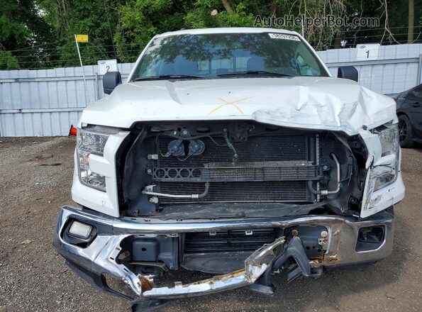 1FTEW1EG1HFC62425 2017 FORD F150 White Widok z przodu